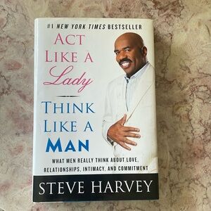 GUC~Steve Harvey “Act Like A Lady, Think Like A Man” Hardcover With Jacket